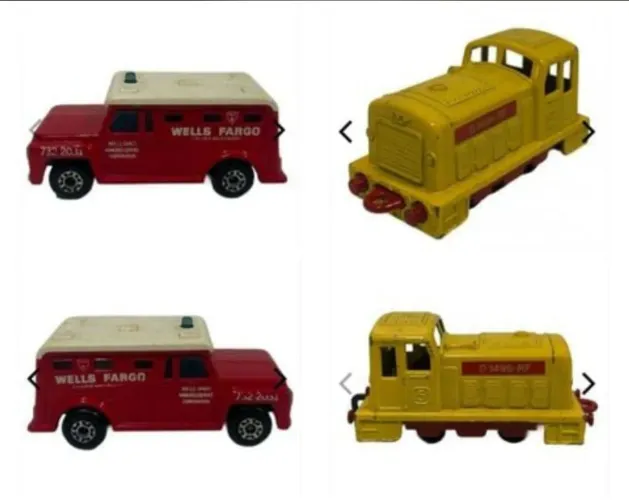 Par de Carinhos MatchBox - Ingleses de 1978 