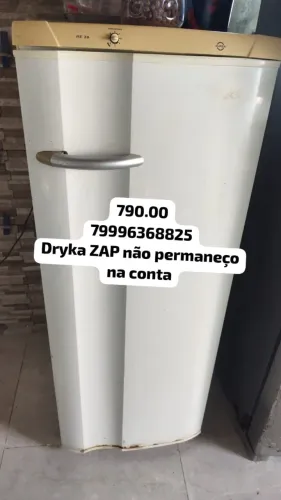 geladeira uma porta usada funcionando