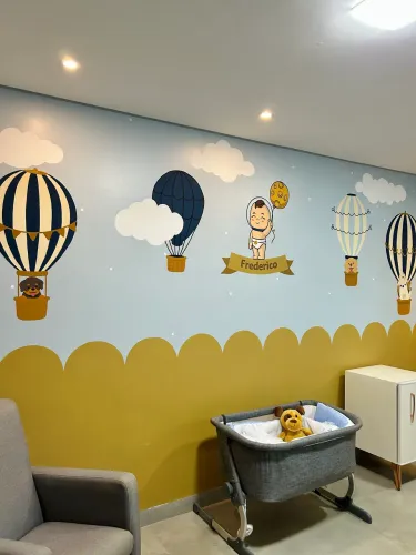 Arte em parede, pintor, pintura em parede, arte infantil