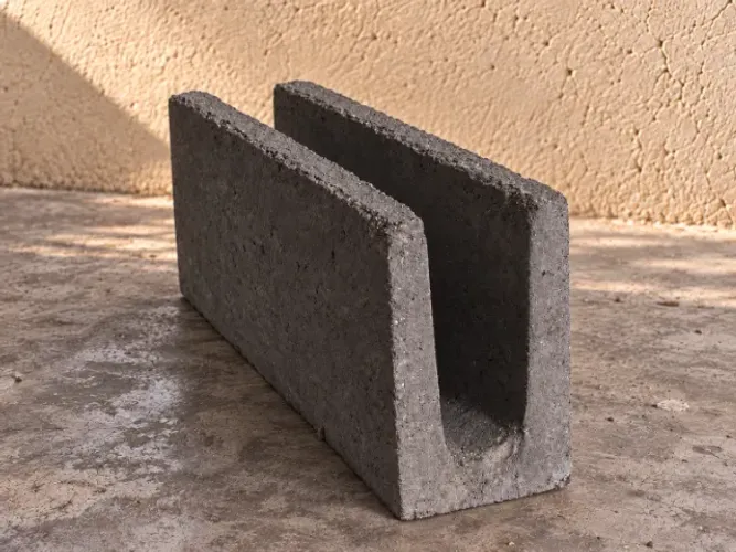 Bloco calha de concreto 12x19x39 cm - R$ 6,00/un à vista