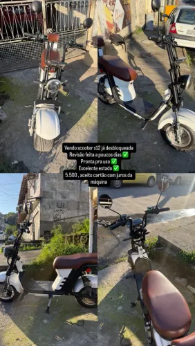 scooter elétrica x12 1000w