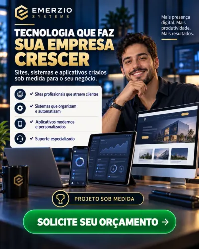 Criação de Sites, Sistemas e Aplicativos