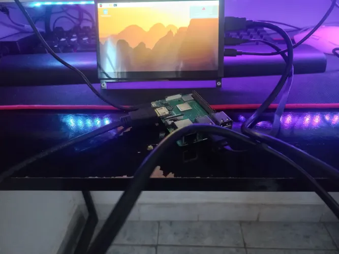 raspberry pi + tela touch