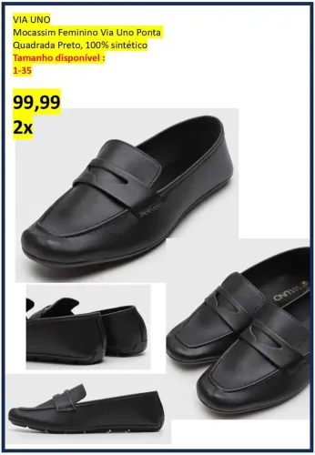 Mocassim preto