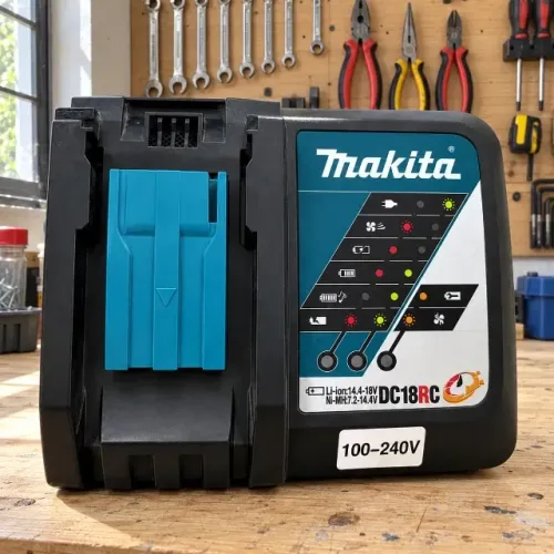 Carregador Makita DC18RC Original 18V Li-ion Bivolt Novo