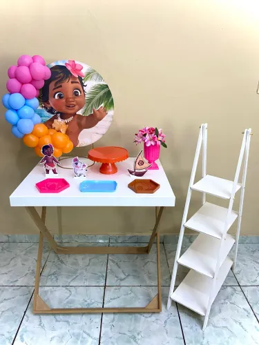 Festa na mesa Moana Baby