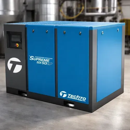 Compressor Parafuso Techto 50hp 10 Bar Inversor Frequencia