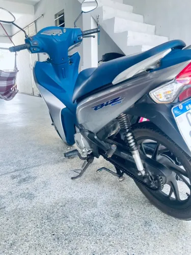Honda biz 125i flex, 2021 cinza/azul