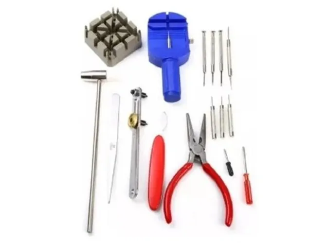 Kit 16 ferramentas para relojoeiros