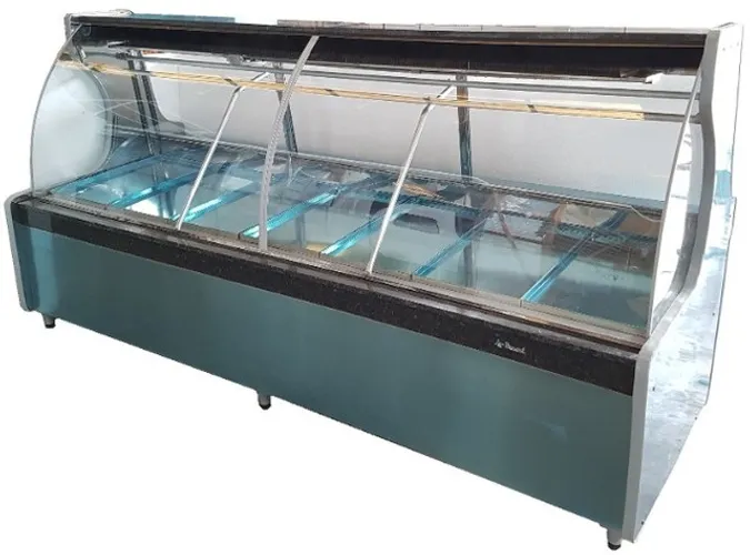 Balcão Refrigerado Expositor Carnes 3,00m Super Box INOX