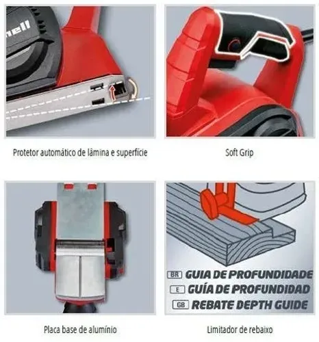 Plaina Elétrica 82mm 750W 220V - Produto Novo!!! mmelobit