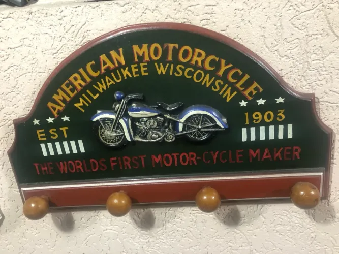 Quadro Decorativa Americana Motorcycle