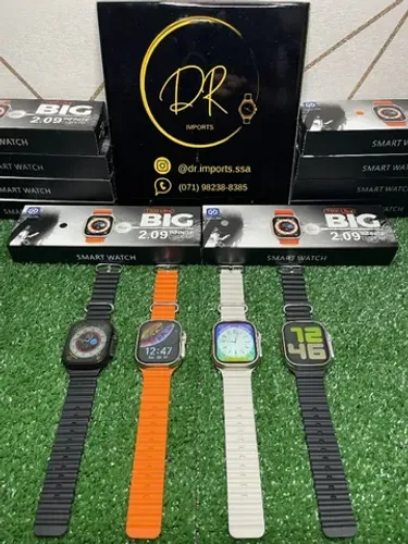 Lançamento Smartwatch ultra 9 T900 49mm Pulseira Nylon de brinde + Pelicula de brinde 