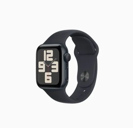 Apple Watch SE 2 GPS, caixa Meia Noite de alumínio, 44mm (novo, lacrado)