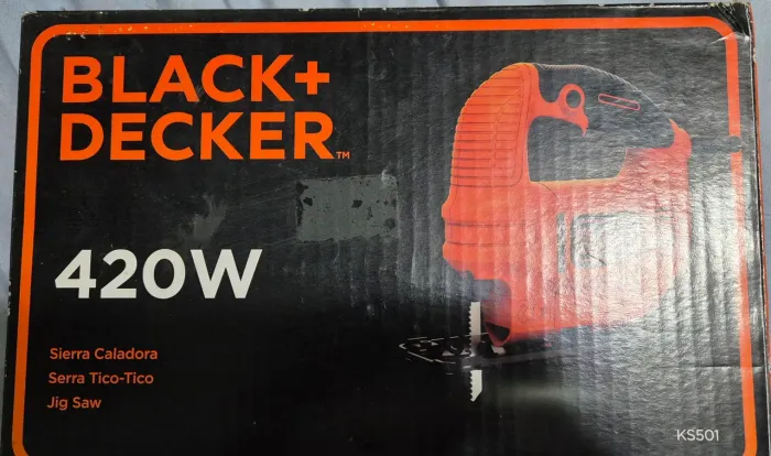 Serra Tico-Tico Black+Decker 420W nova