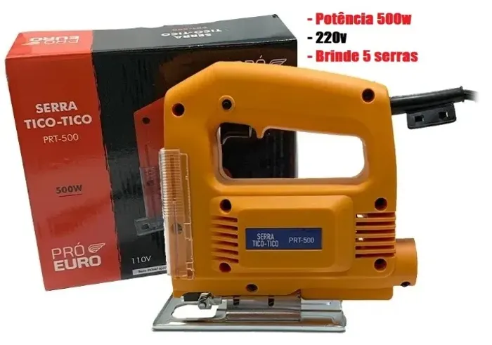 Serra Tico-Tico Profissional de 500w de potência com Garantia 220v + 1 Serra