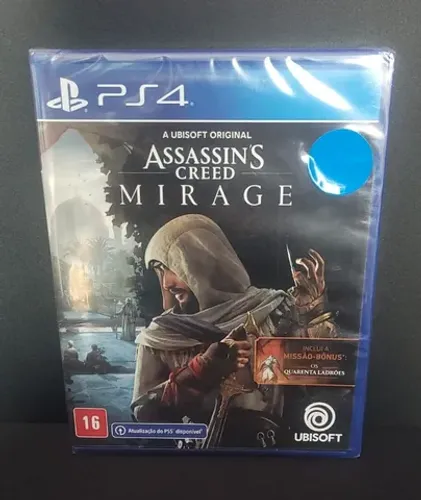 Assassin?s Creed Mirage Ps4 Mídia Física Lacrado Português