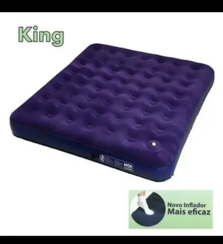 Colchao Inflavel Casal King Mor - 1.83 x 2.03 mt (Leia Anuncio)