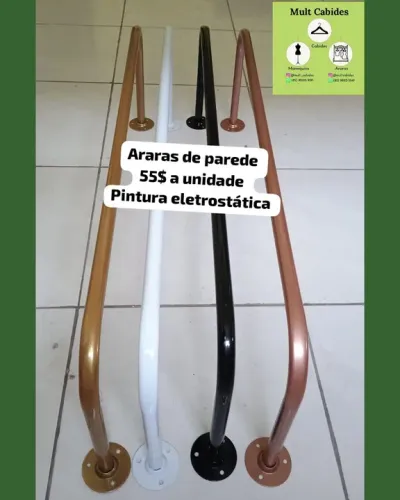 Arara para loja de roupas 