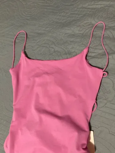 Body Rosa sem Mangas NOVO