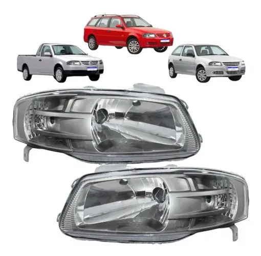 Farol Vw Gol G4 2006 2007 2008 2009 2010 2011 2012 2013 Novo
