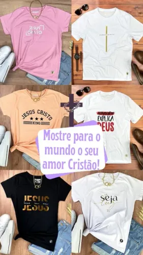 Camisas Cristãs de Ótima Qualidade!!!