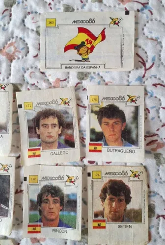 Figurinhas Ping Pong México 1986 Espanha