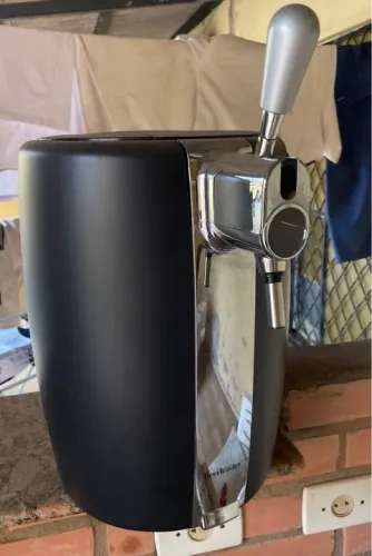 Cervejeira chopp Heineken barril 5 litros 110v