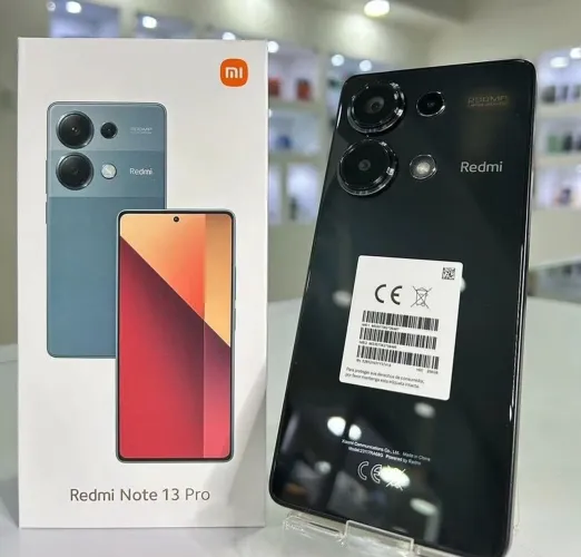 XIAOMI REDMI NOTE 13 PRO 4G 8 DE RAM 256 GIGAS NOVO LACRADO COM GARANTIA.