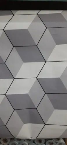 Papel de parede  vinil tipo geometrico 