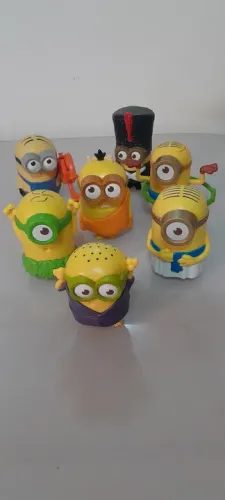 Bonecos Os Minions lote com 7 bonecoso