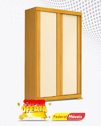 Guarda Roupas Solteiro 100% MDF 2 Portas 2 Gavetas Super Lindo Fazemos Entrega