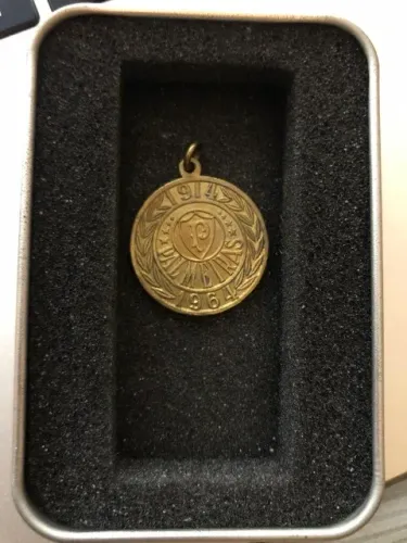 Medalha Comemorativa 50 Anos Do Palmeiras 1914 A 1964 Rara