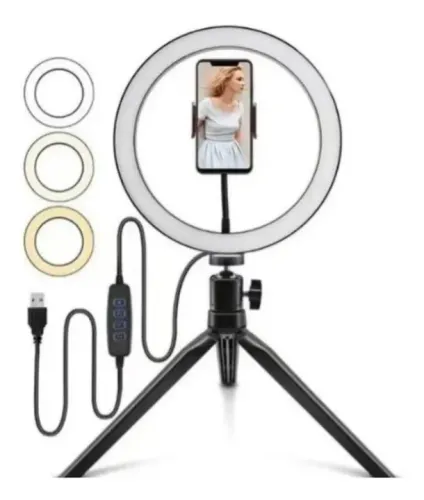 Ring Light Led de Mesa 8 Polegadas