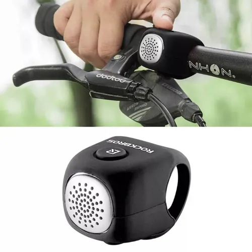 Buzina Eletrônica Bike Patinete Rockbros 3 Sons Toques