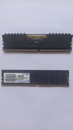 Memoria p/ PC DDR4 8G PATRIOT e 4G LPX Vegeance