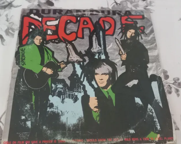LP disco vinil Duran Duran decade raríssimo toca disco radiola vitrola som 3x1  antigo 