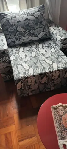Sofá Cama Floral - Conforto e Estilo!