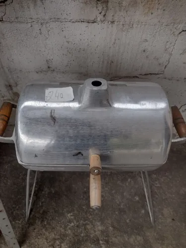 Churrasqueira de Alumínio Batido 
