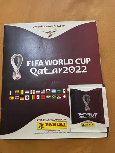 Álbum de Figurinhas Copa do Mundo 2022 + Pacote