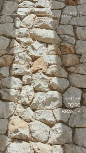 Pedra fogo branca