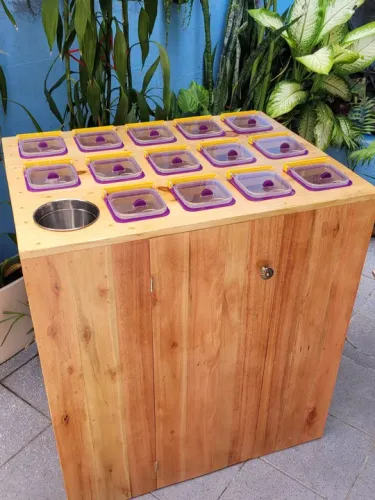 Balcão de guloseimas completo contato * 