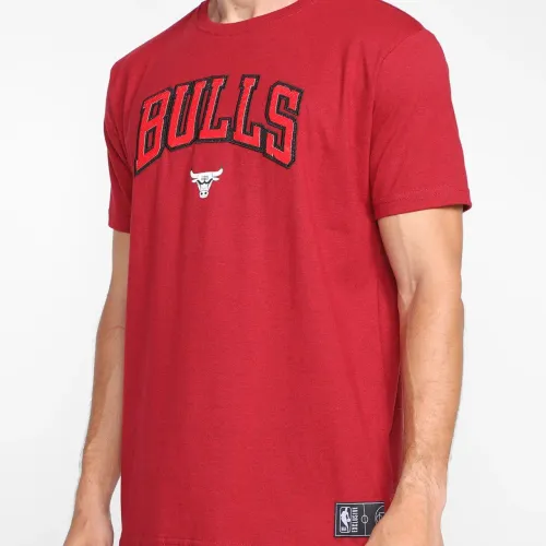 Camiseta bulls vermelho unissex tm M
