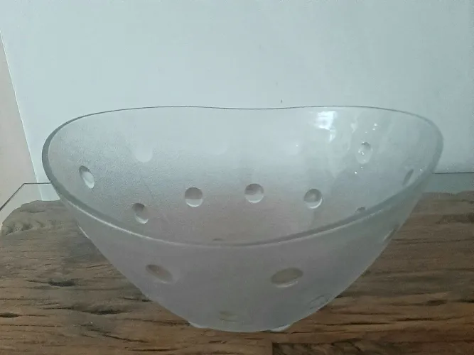 Tigela oval vidro
