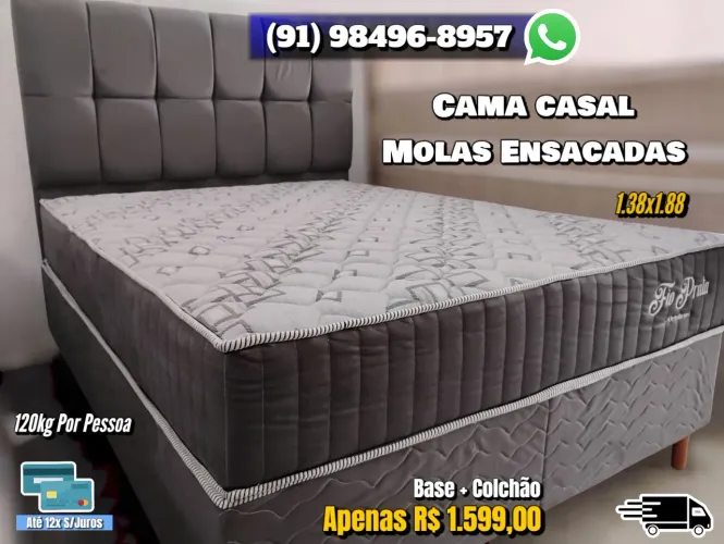 CAMA CASAL MOLAS ENSACADAS