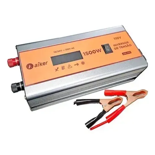 Inversor Tensão 1500w Nominal Onda Senoidal Modificada 12v 24v 110v 3000w Pico