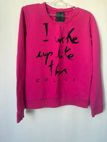Moletom colcci original rosa tamanho M
