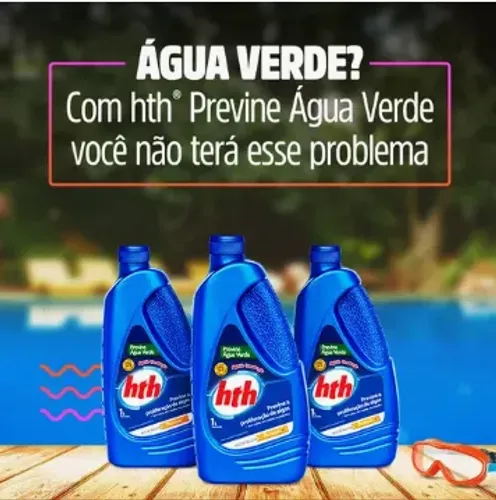 Algicida De Manutenção Hth - Previne Água Verde 1 Litro