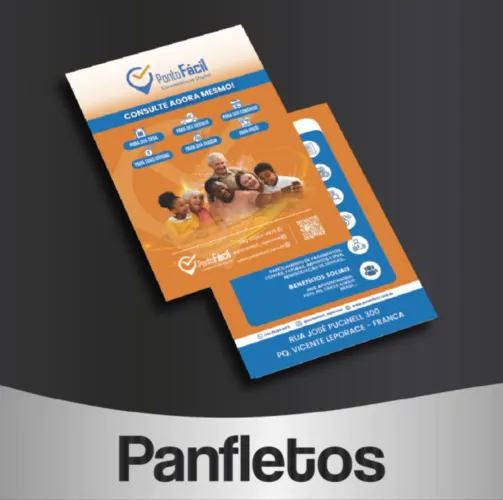 Panfletos personalizados.