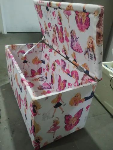 Bau porta tudo para menina infantil